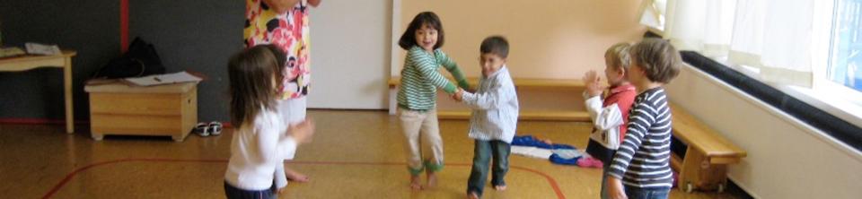 Tanz und Musik im Montessori Kindergarten Vincerola Köln und Aachen